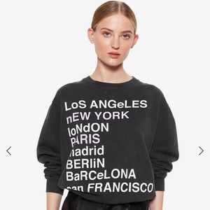 Anine Bing City love sweatshirt size xs